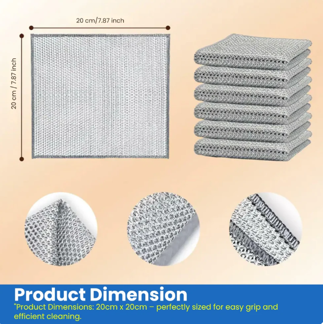 Multifunctional Non-Scratch Wire Dishcloth