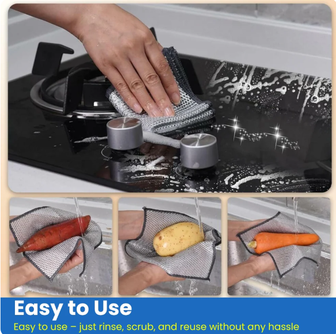 Multifunctional Non-Scratch Wire Dishcloth