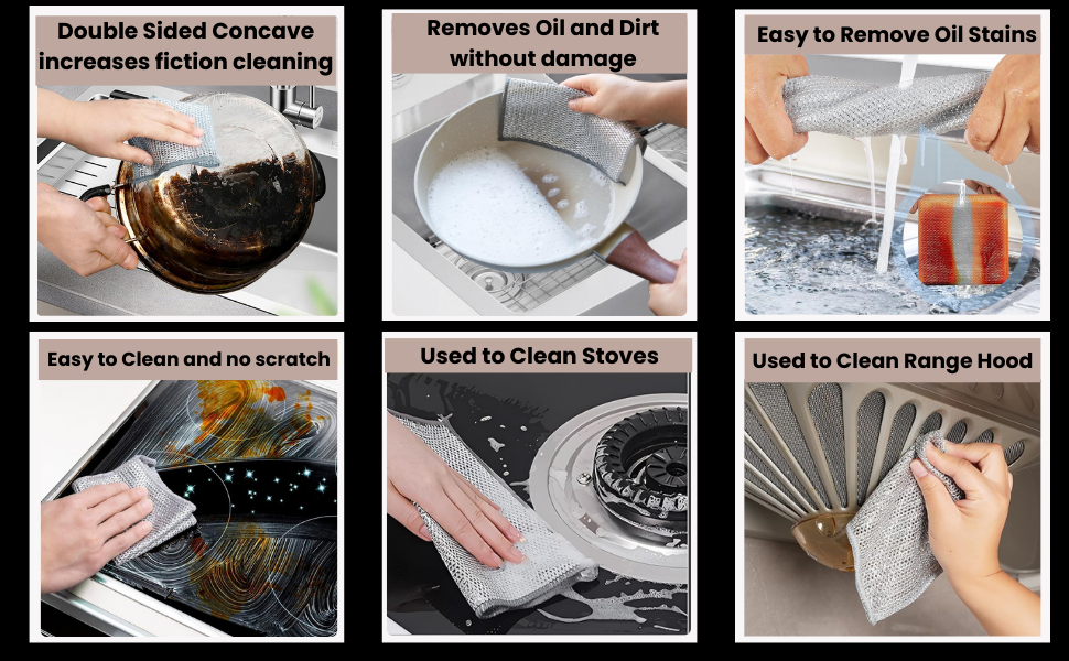 Multifunctional Non-Scratch Wire Dishcloth